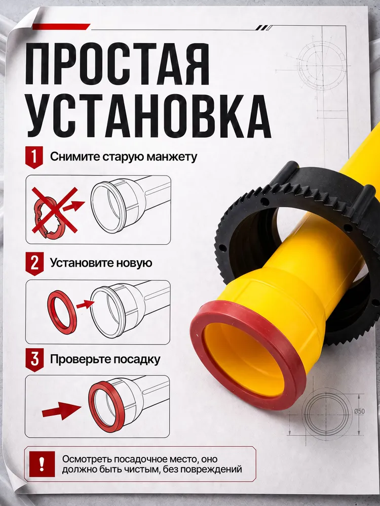 Запасной манжет прокладка для носиков Экстрим Драйв, вариант, фото 3