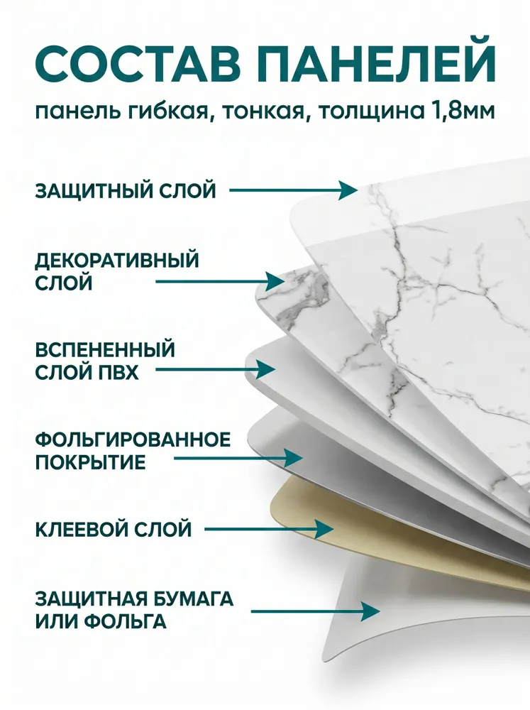 Панели самоклеющиеся для стен, вариант, фото 2