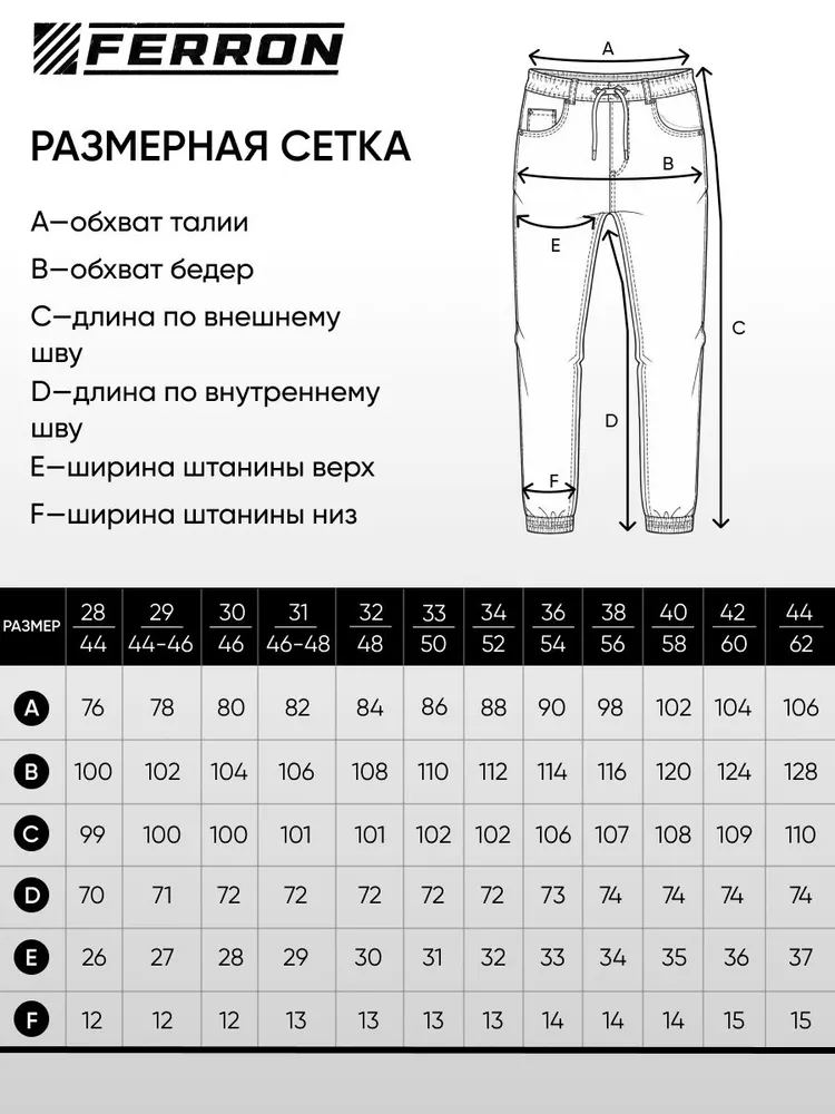 Джинсы FERRON, вариант, фото 4