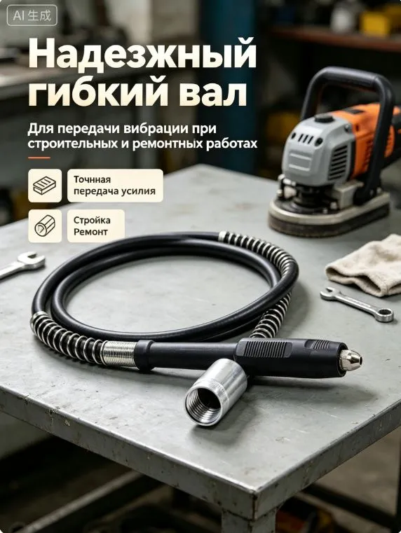 Гибкий вал для гравера с ключевым патроном / 110 см, вариант, фото 3