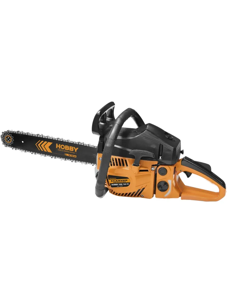 Бензопила Carver HOBBY HSG 162-18 2400Вт 3.2л.с. дл.шины:18" (45cm) (01.004.00048), 2400 Вт, 3,2 л