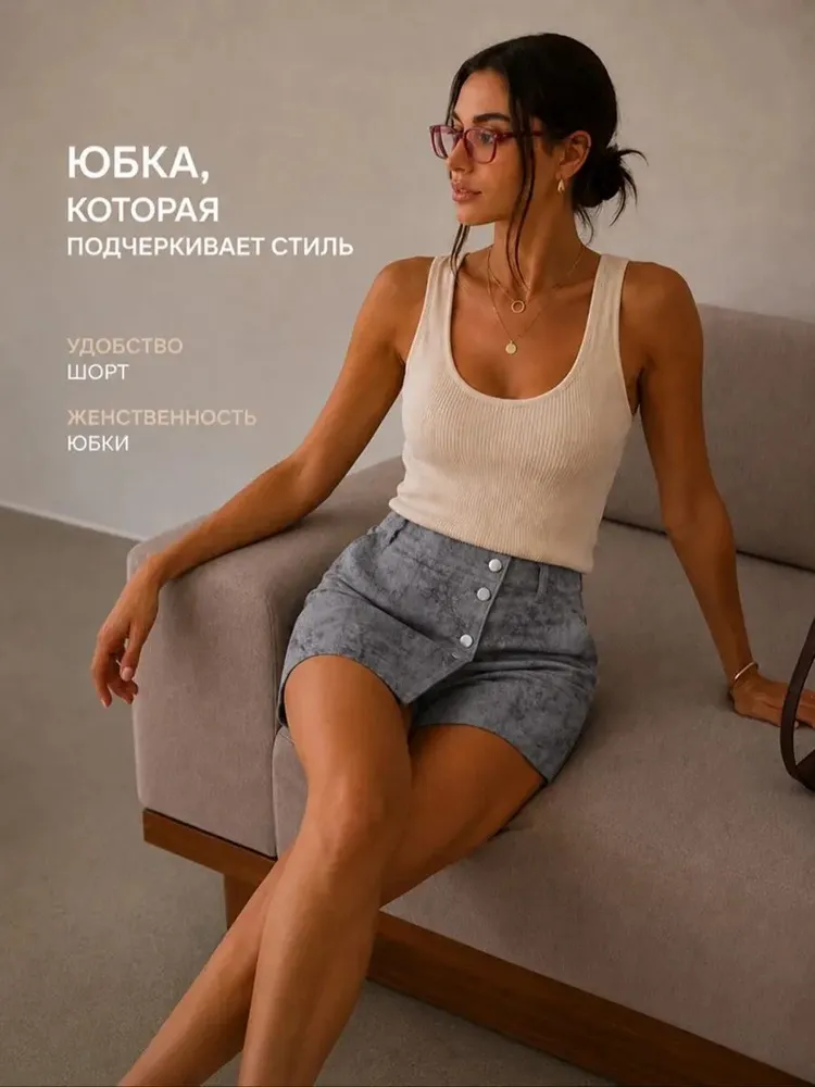 Юбка Soneliz Шорты - юбка, вариант, фото 5