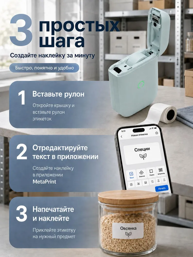 Термический принтер для наклейки, AIYIN D11-White с трехролонной бумагой для этикеток, Bluetooth, максимальная ширина 15 мм, зеленый, фото 5