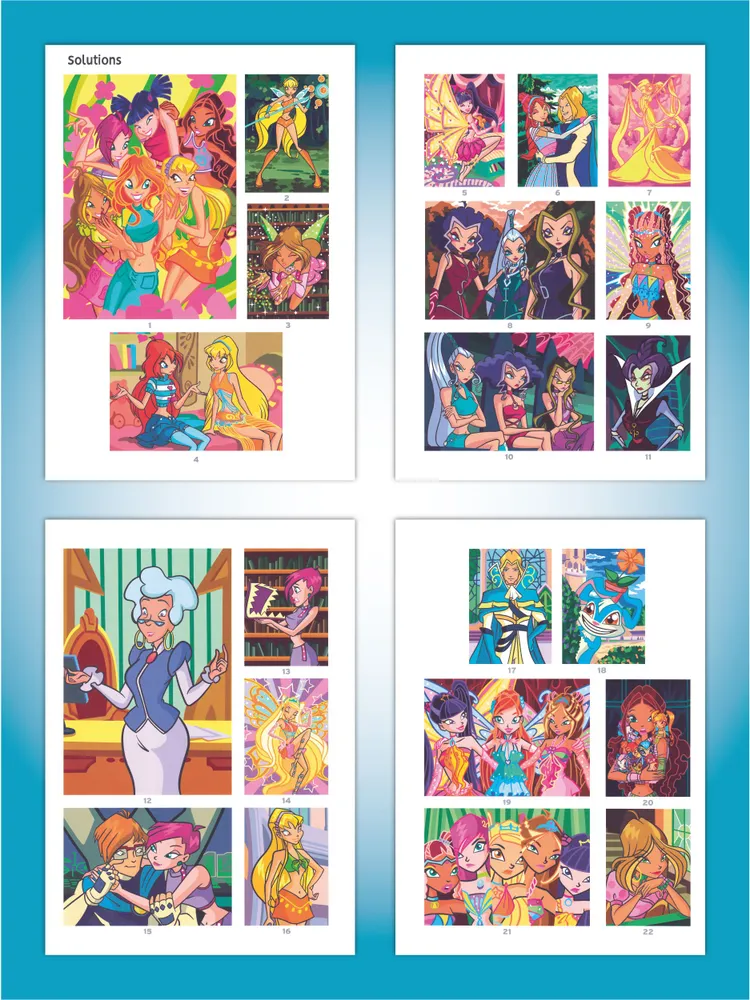 Раскраска по номерам дисней hachette coloriages mysteres ВИНКС от ашет, вариант, фото 4