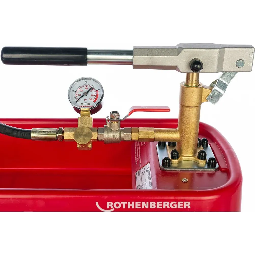 Ручной насос для опрессовки Rothenberger RP 30 61130, для быстрой проверки герметичности давлением, вариант, фото 2