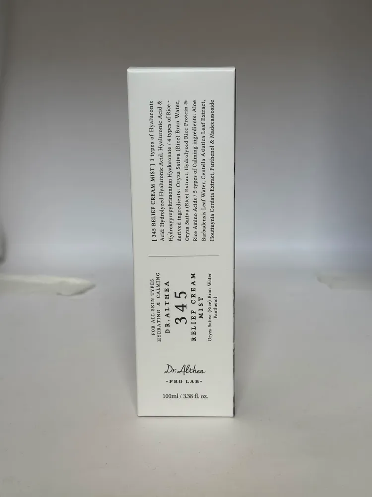 Dr. Althea 345 Крем.- Мист .Успокаивающий кремовый тонер-мист Доктор Алтея. для лица с гидролатом риса, пантенолом и гиалуроновой кислотой. 345 Relief Cream Mist, 100 мл, 100 мл, фото 6