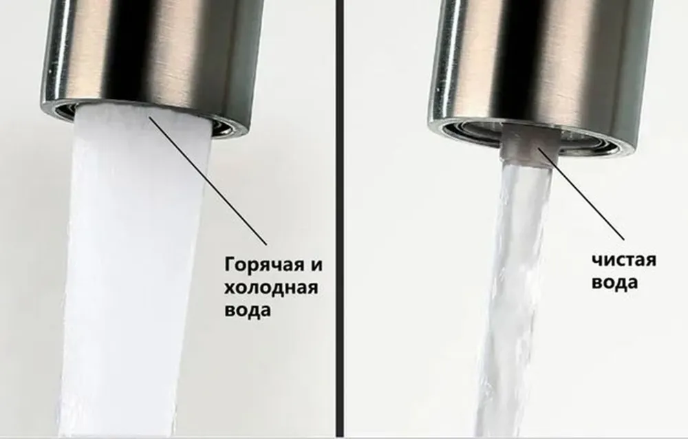 Смеситель для кухни Takumi под фильтр для питьевой воды хром, вариант, фото 3