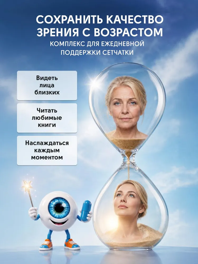 Ретина витамины для глаз Дельфанто, БАДы для здоровья сетчатки, 30 штук в упаковке, вариант, фото 5