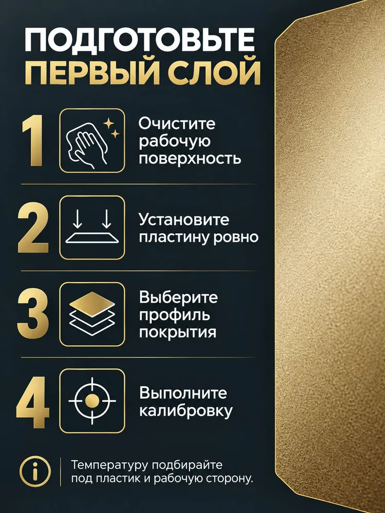 Пластина PEI 257 257 мм для 3D-принтера Bambu Lab A1, P1S, P2S, X1C, двусторонняя, вариант, фото 4