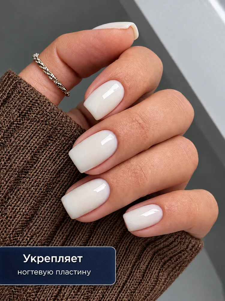 Лак Для Ногтей Укрепляющий Молочный Нюдовый VOQ Sweet Coconut, вариант, фото 3