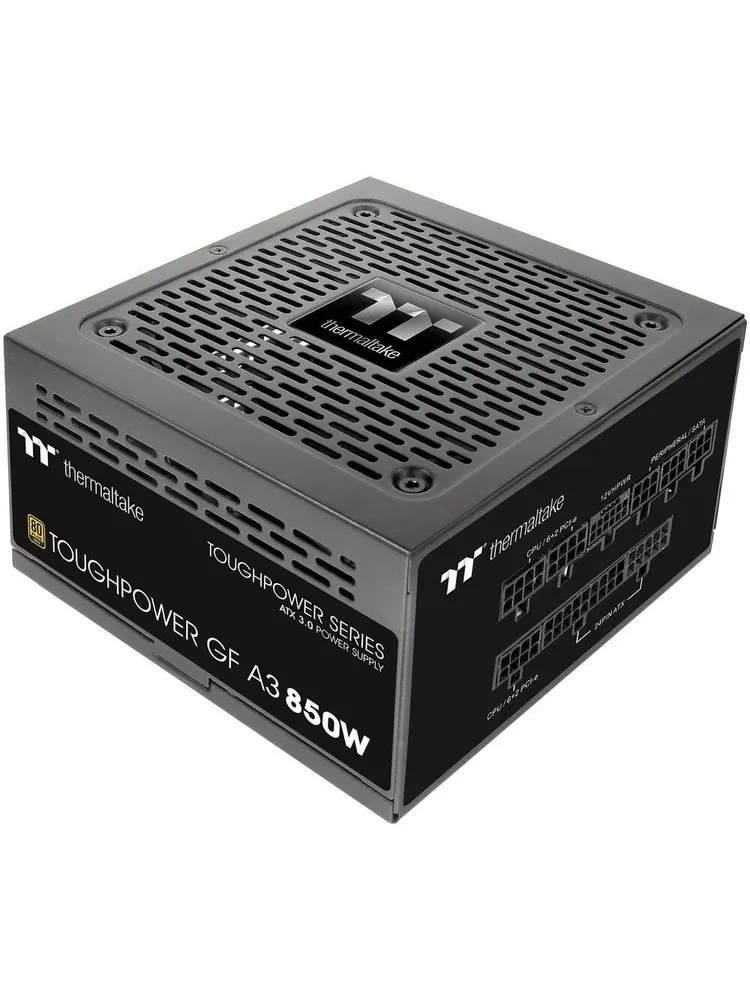 Thermaltake PS-TPD-0850FNFAGE-H Блок питания Toughpower GF A3 , 850Вт, 80 PLUS Gold, 120мм, модульный, черный, 850 Вт