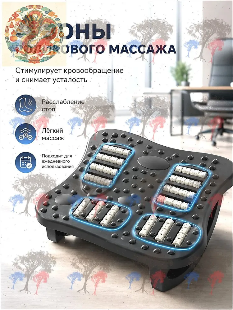 Подставка под ноги Офисная, 30х13х24 см, 30x13x24 см, фото 6