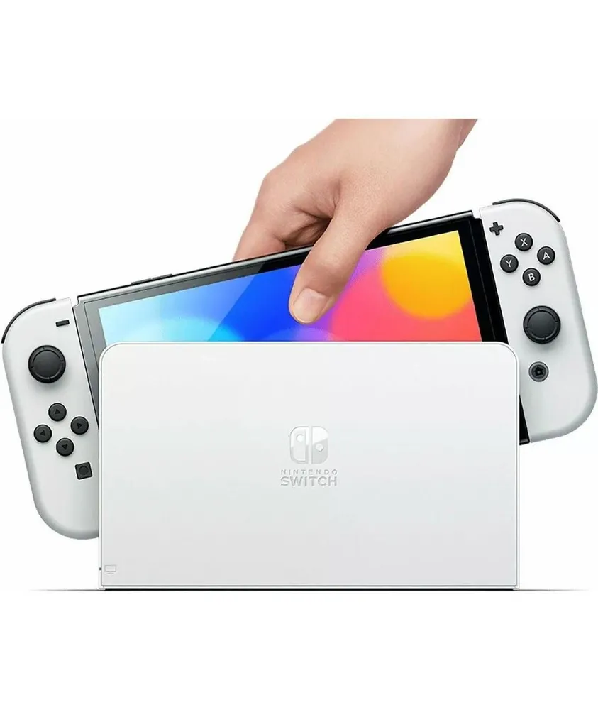 Игровая приставка Nintendo Switch OLED White, белый, фото 4