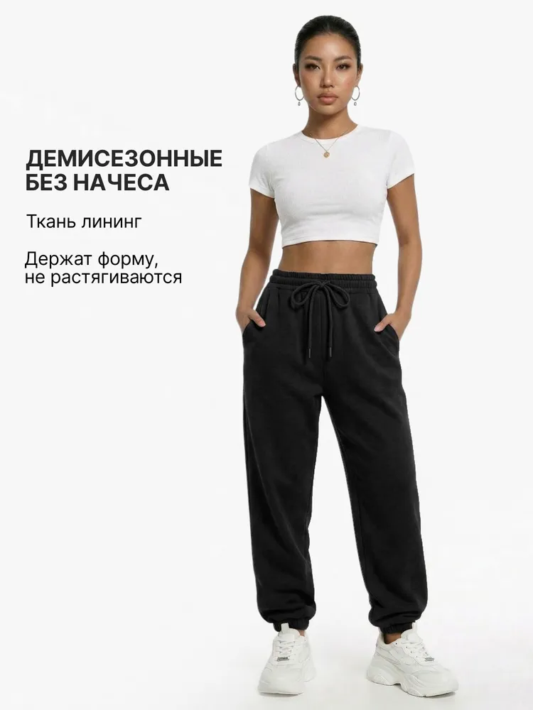 Брюки джоггеры SimpleQlo Плотные 290г, 1 шт, 290 г, 1 шт, фото 2