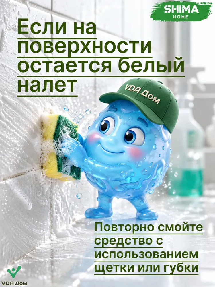 Средство для окон и зеркал с эффектом антидождь 1 л GLAZER SHIMA MULTI-SURFACE CLEANER, 1 л, фото 6