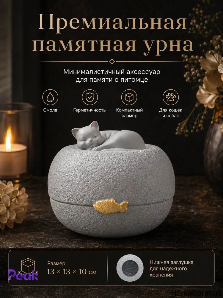 Коробка для пыли домашних животных, 13 13 10 см, подходит для веса до 15 кг., 15 кг, фото 2