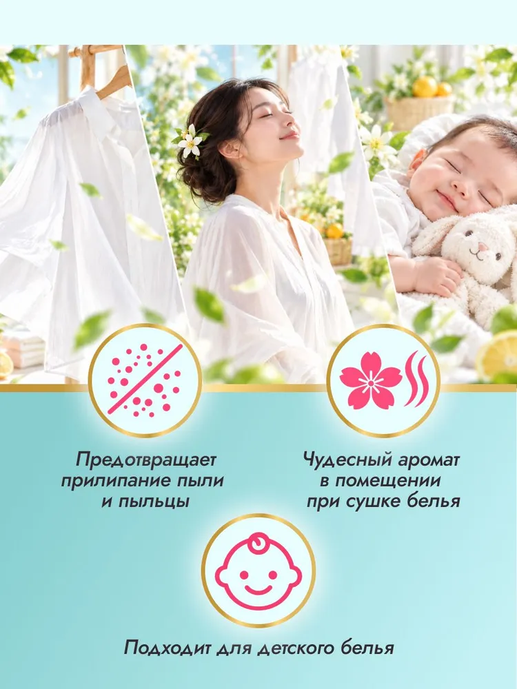 Кондиционер для белья Aroma Rich Claire 950мл, 950 мл, фото 5