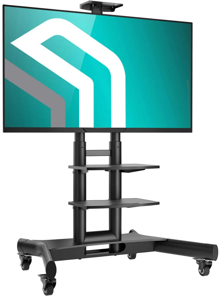 ONKRON стойка для телевизора с кронштейном 40"-70", мобильная, чёрная TS1552, черный