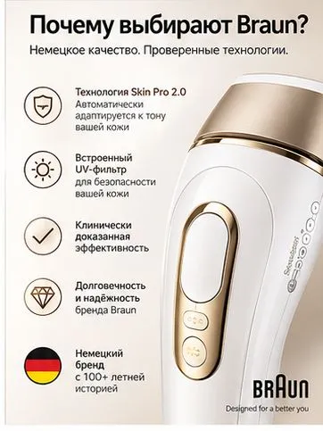 Braun Эпилятор лазерный Silk-expert Pro 5 PL5146, вариант, фото 5