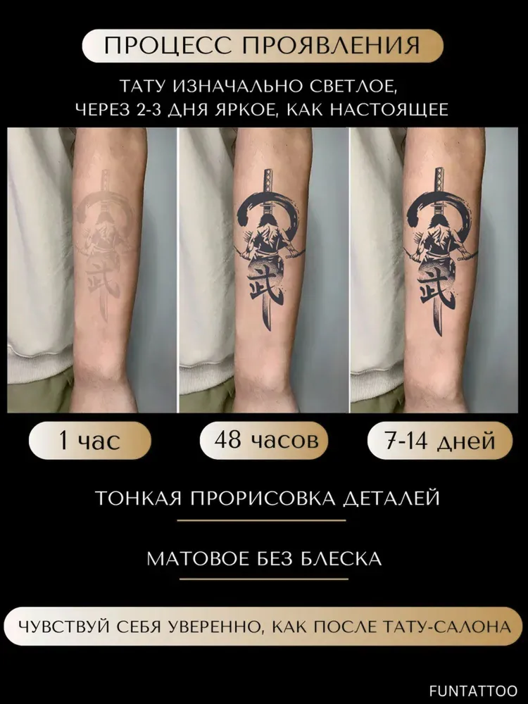 Проявляющаяся водостойкая временная татуировка, графический орнамент, в графическом стиле, для рук и тела, для фотосессии, 1 лист, для мужчин, вариант, фото 6