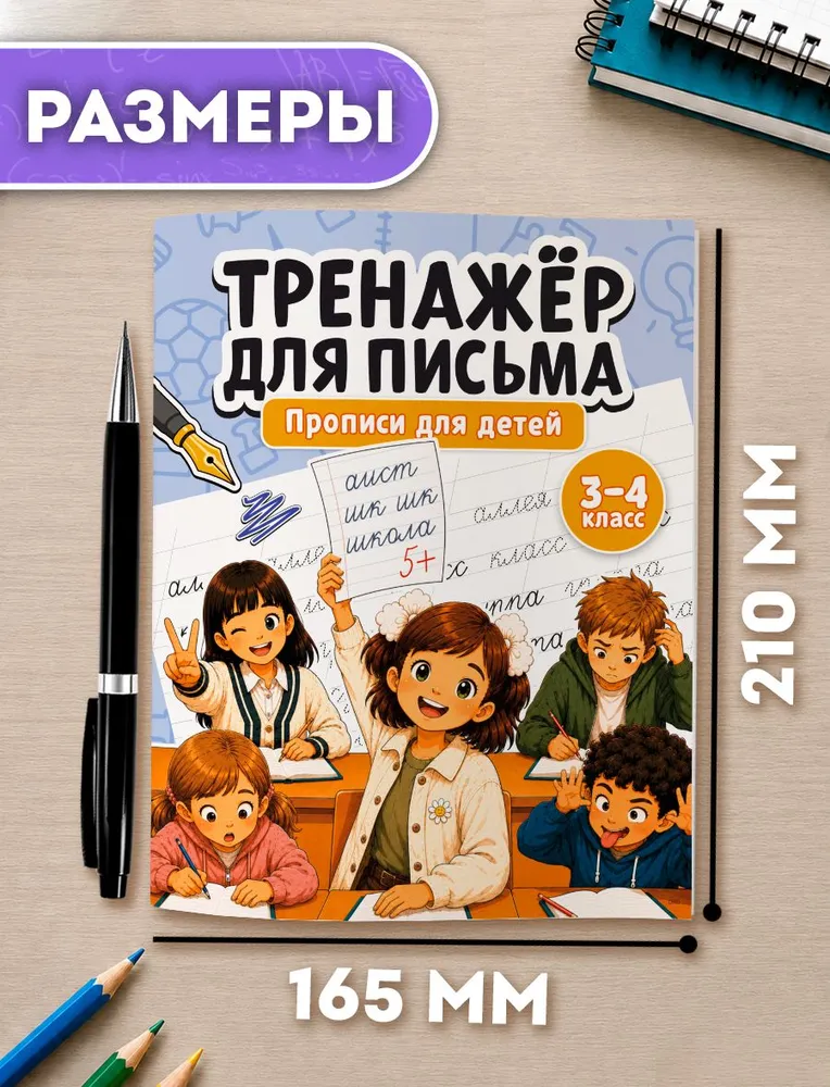 Тренажер Исправление почерка, пропись, вариант, фото 2