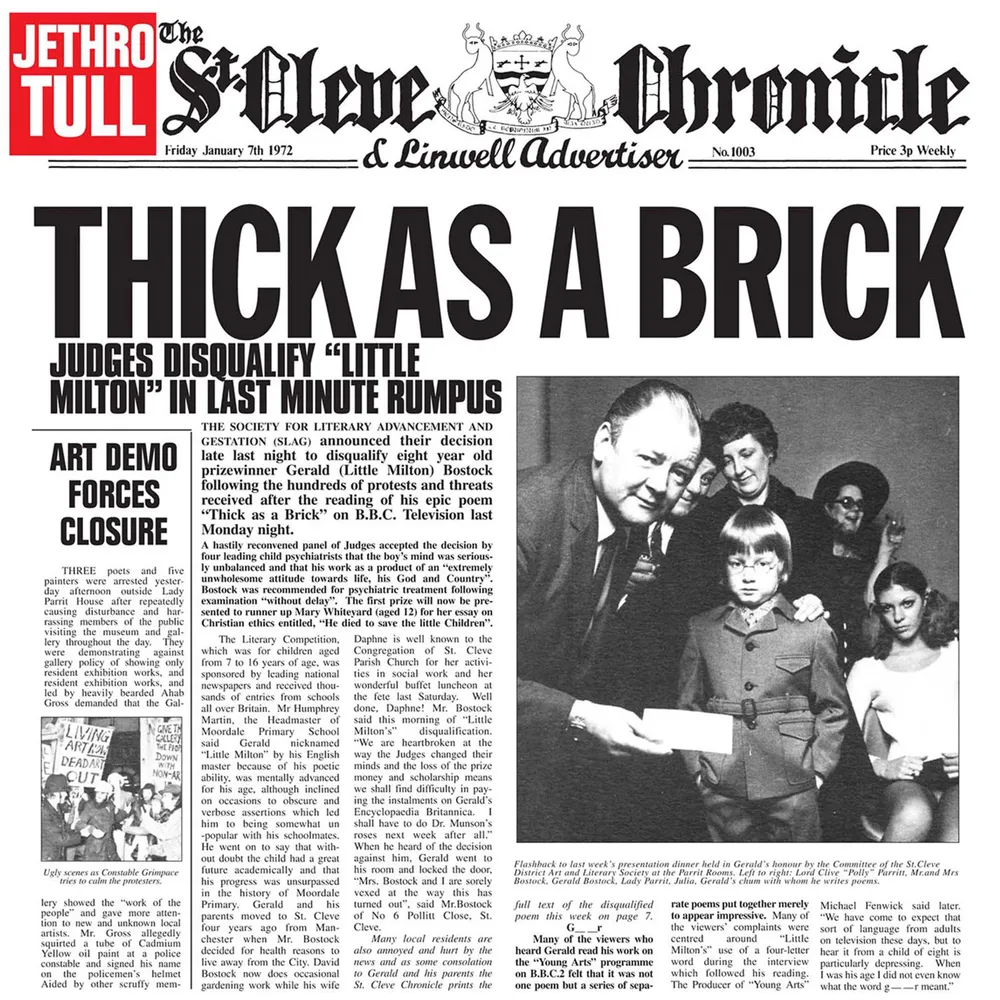 Jethro Tull: Thick As A Brick (Steven Wilson Remix) (LP), 2015, Chrysalis, Виниловая пластинка, вариант
