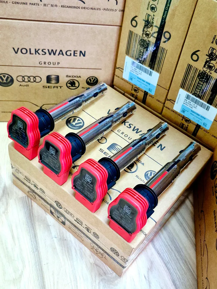 Комплект катушек зажигания (4 шт.) VAG Audi A4 A5 A6, Skoda Superb Yeti, Seat Altea, Volkswagen Golf Passat 1.8 TSI, 2.0 TSI, 2.0 FSI, 4.2 FSI, 4 шт, фото 3