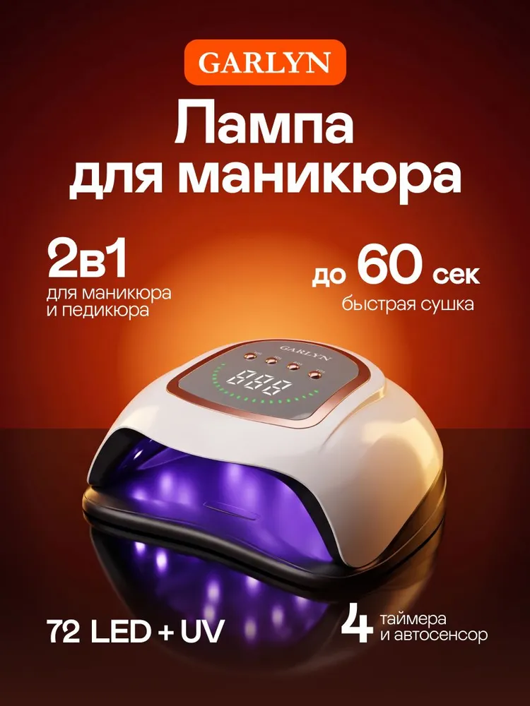 Лампа для маникюра и педикюра GARLYN Unail V1. Настольная, портативная, профессиональная, вариант