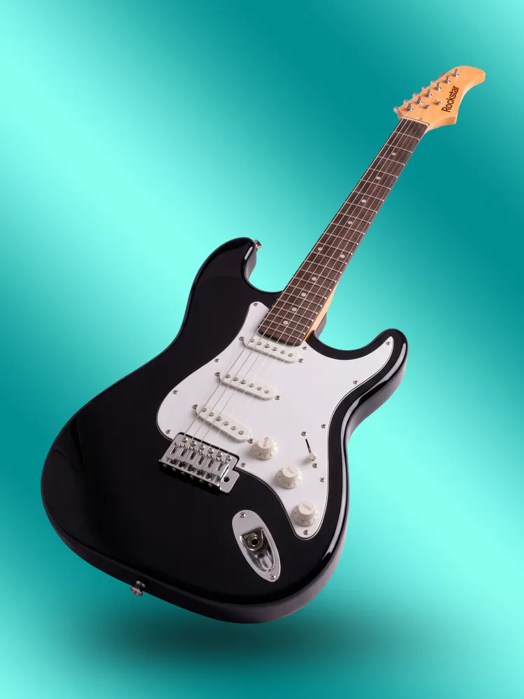 Электрогитара для начинающих Stratocaster (комплект PREMIUM, цвет чёрный), черный, фото 6