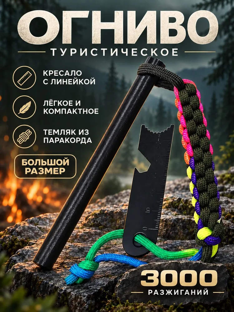 Огниво туристическое, вариант