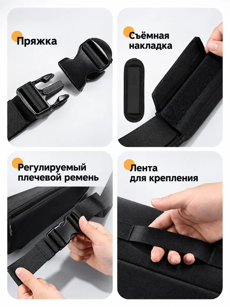 Сумка Ulanzi BC08 для фототехники/фотоаппарата/камера/фотографа/штатив, вариант, фото 6