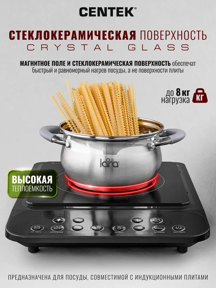 Плита электрическая индукционная Centek, вариант, фото 5