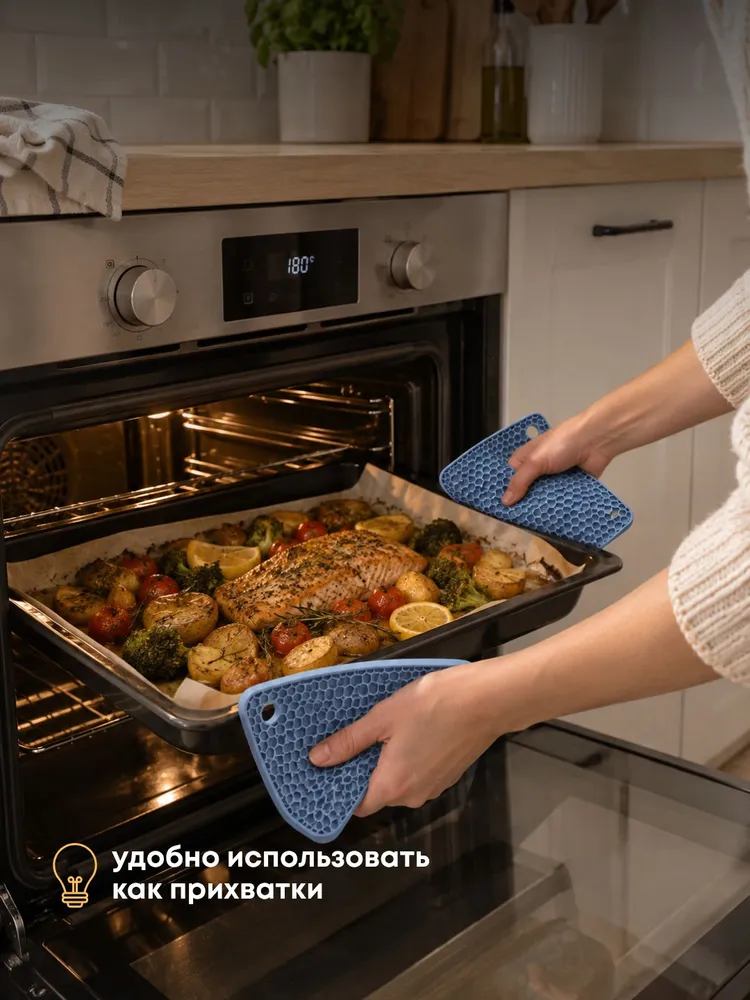 Подставка под горячее силиконовая, вариант, фото 4