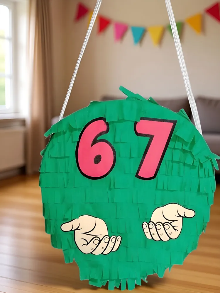 Пиньята 67 six-seven зелёный, зеленый, фото 4