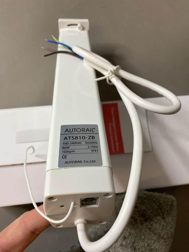 Умный электропривод AutoRail АТ5810-ZB мотор для штор карниза фазный Zigbee 2.5Nm 80W, 80 Вт, фото 4