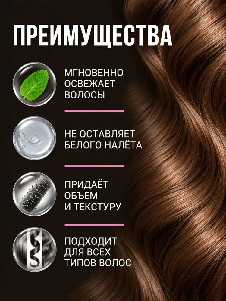 Сухой шампунь EXXE Мгновенный объем , 200 мл, 200 мл, фото 3