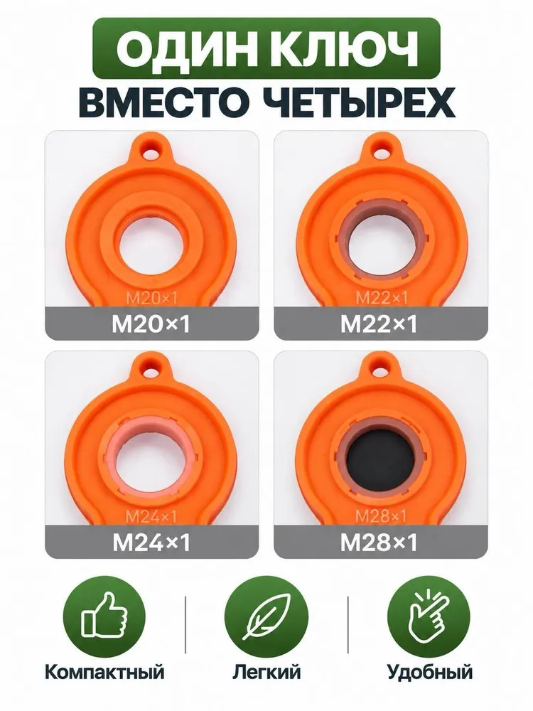Ключ для аэратора смесителя, пластиковый инструмент для установки и снятия аэраторов M20 M22 M24 M28, универсальный ключ для крана, вариант, фото 3