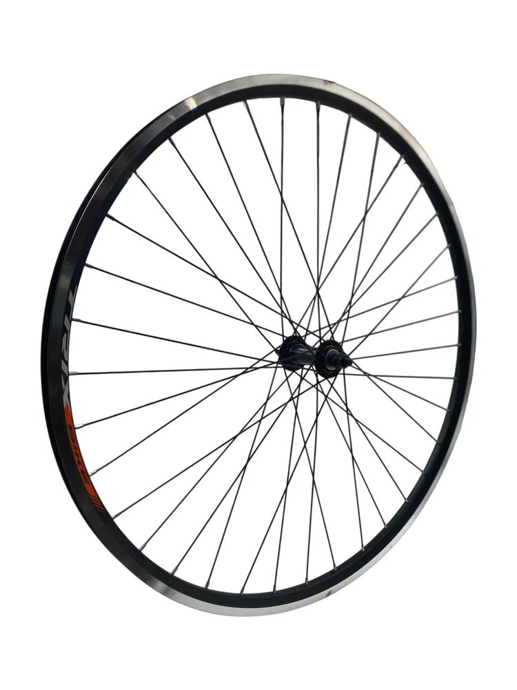 Колесо для велосипеда переднее 28-29", V-brake ободной тормоз, (D23-28-29-balck-14405), алюминиевый двойной обод, алюминиевая втулка, TRIX, 28-29, фото 2