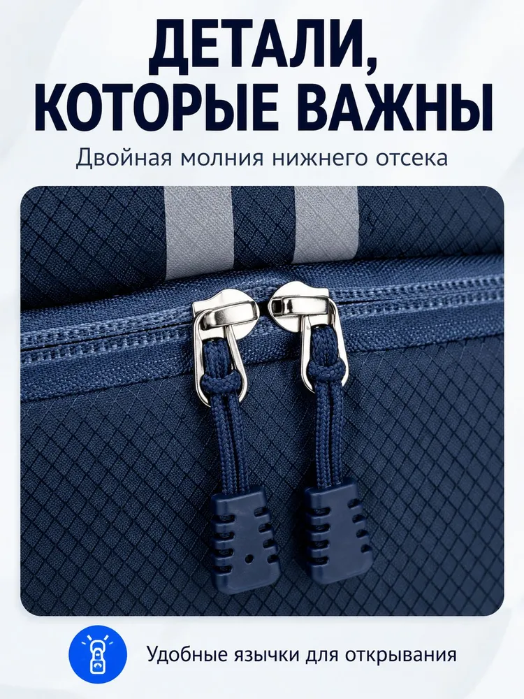 Мешок для сменной обуви на шнурках, сумка-рюкзак для сменки и спортивной формы с отдельным отделением, вариант, фото 5