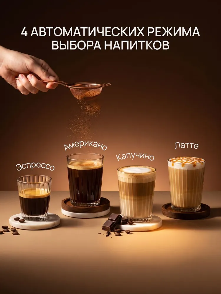 Кофемашина автоматическая капсульная с капучинатором, вариант, фото 4