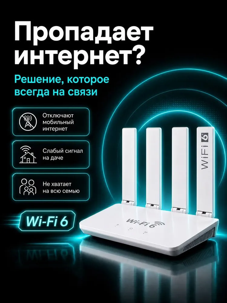 Wi-Fi роутер для дома с сим-картой, вариант, фото 2