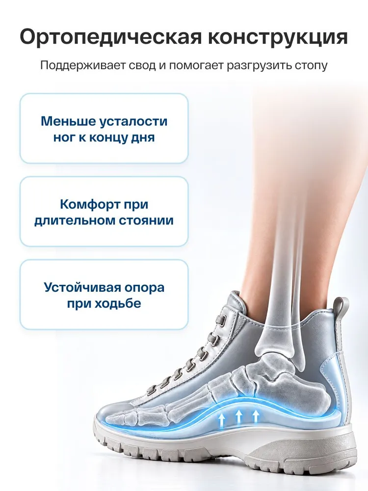 Ботинки Orthoboom зимние ортопедические мужские, вариант, фото 3