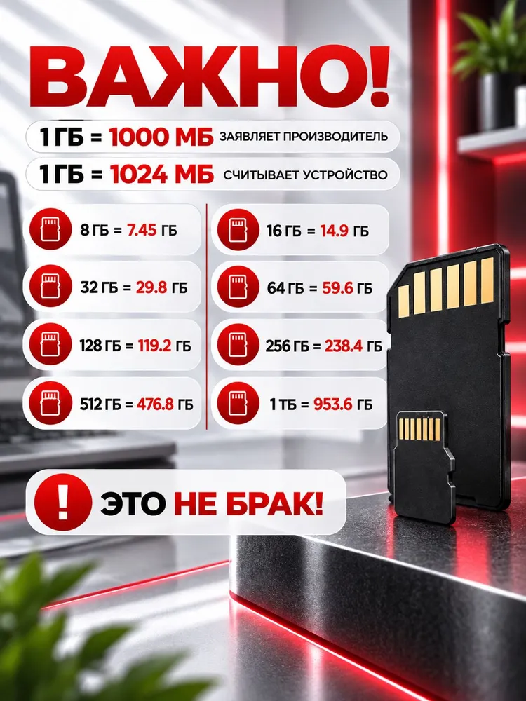 MN+ 128 ГБ Карта памяти microSDXC, Class 10, запись - 80 Мбайт/сек, чтение - 90 Мбайт/сек, 1 ТБ, фото 5
