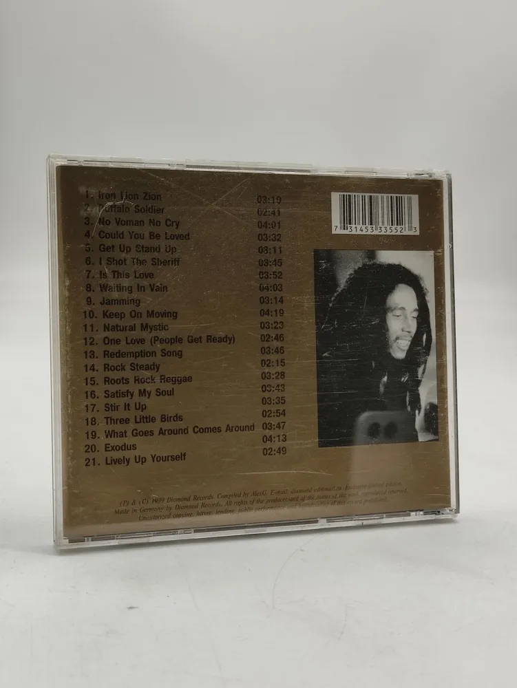 Bob Marley - Forever Gold / Винтажный CD диск с музыкой, золотой, фото 2