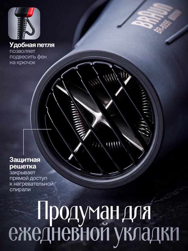 Фен для волос 6000 вт, профессиональный мощный с насадками/ фен для сушки и укладки волос, 6000 Вт, фото 4