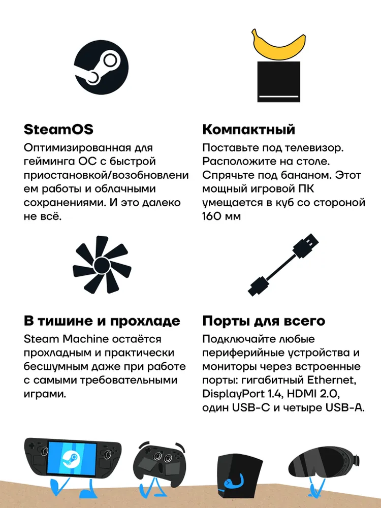 Игровая консоль VALVE Steam Machine 512GB, 512 ГБ, фото 4