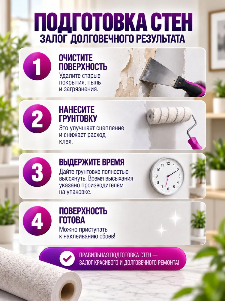 Клей для обоев KLEO EXTRA 28, клей для флизелиновых обоев, винил на флизелине/сыпучий, 200 гр. до 28 м2, 200 г, фото 6