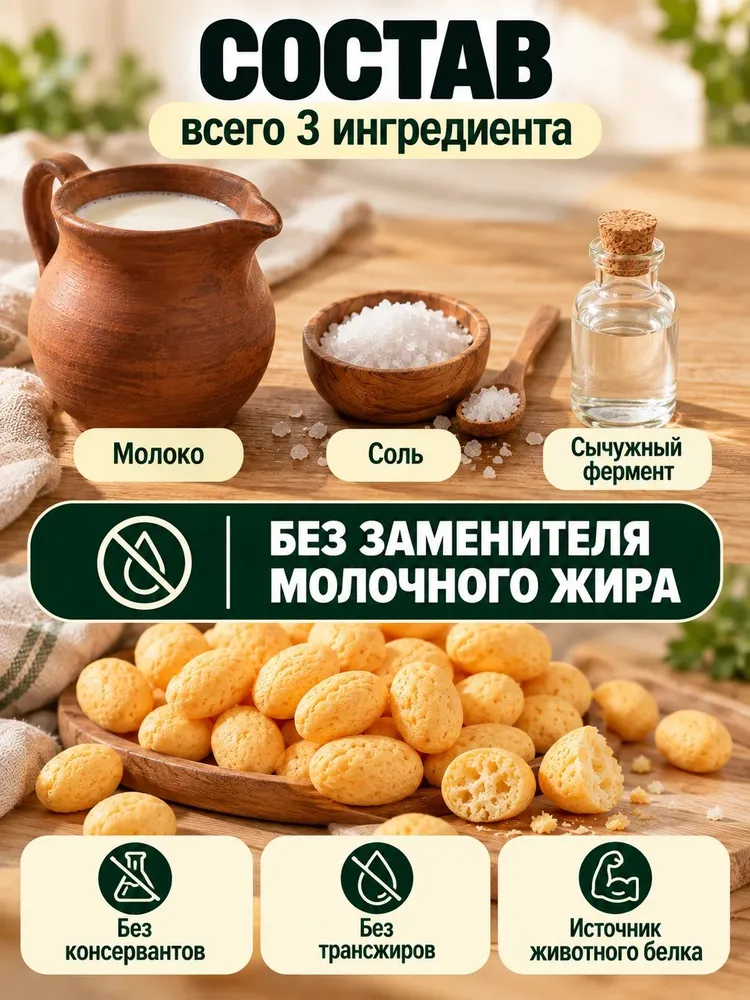 Сушеный сыр бочонок Российский сливочный 500 гр, 500 г, фото 4