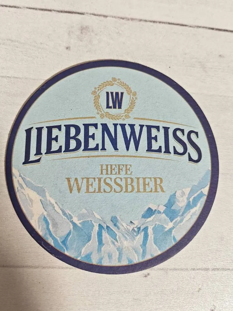 Бирдекель (костер), подставка под пивную кружку Liebenweiss Hefe Weissbier, вариант, фото 2