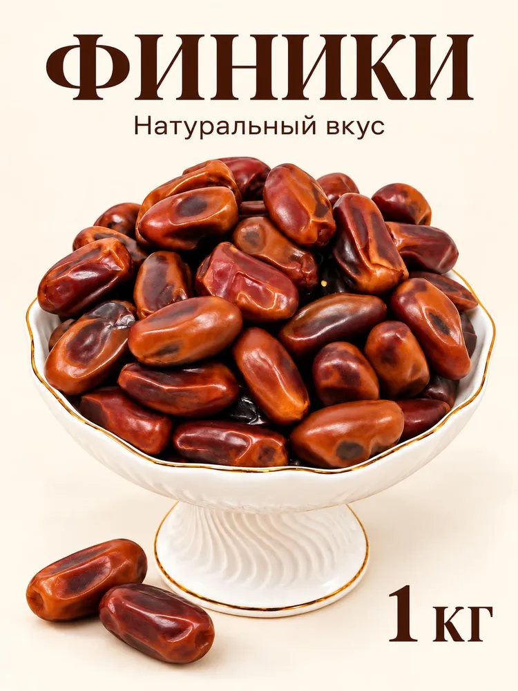 Финики сушеные Иран 1кг, 1 кг